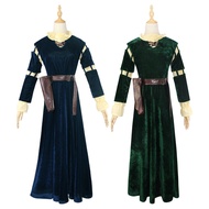 Merida Brave Legendary Dress Brave Girl Brave Merida cosplay Full Set Ready Stock
