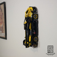 Flushed Wall Mount for Lego Technic Bugatti Bolide [42151] (Facing Left or Right)