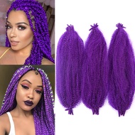 Afro Spring Twist Crochet Hair Pre-Separated Marley Braids Hair Extensions for Women synthetic Brai