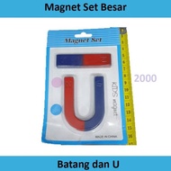 Magnet Set / Magnet Batang / Magnet U Besar