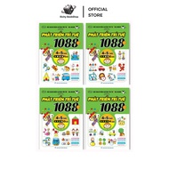 Book - 1088 Intellectual Development Puzzles for 4-5 Years Old (Set of 4 books at levels from 1* to 