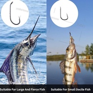 Ready Paket Kail Pacing Fishing Hook Kait Ikan Baja Karbon Ten Division No 3-12 Set Mata Kail Pancin