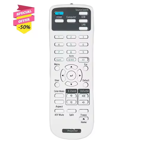 219863500 Remote Control For Epson Projector EX3280 EX5280 EX9230 VS260 EB-992F EB-982W EB-972 EB-11