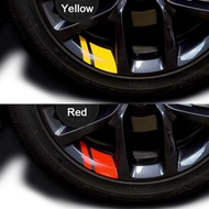 ✦6Pcs Reflective Car Wheel Hub Decals for Honda Civic 2018 Fit CRV Accord Crider Jade Vezel HR-V 7☄