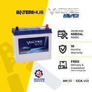 [Installation Provided] Bateri Kereta 65B24L 65B24LS | Voltec EVO | Car Battery NS60LS BateriHub