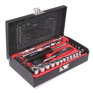Flying Deer 6.3mm Small Flying Socket Wrench Set Auto Repair 33-Piece Set 72-Tooth Ratchet Wrench Se
