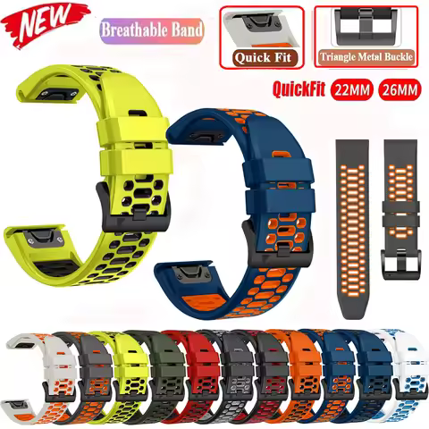 Watch Strap For Garmin Descent Mk3i Mk2i Mk2 Mk1 Fenix 8 51mm 6X 6 Pro 7X 7 Pro 5 Plus Quickfit 22 2