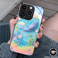 Local Delivery Glass Case Hard Shell Clear Reflection For OPPO A8 A74 A57 A77 A77S A15 A15S A93 RENO