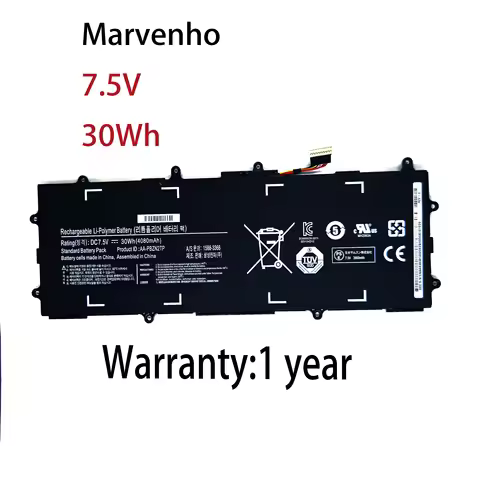 New Marvenho 30Wh 7.5V 4080mAh AA-PBZN2TP Laptop Battery For Samsung 905S3G 910S3G 915S3G Chromebook