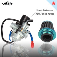 19mm Carburetor With Air Filter For 2 Stroke 50cc 90cc Scooter Moped JOG JOG50 JOG90 1E40QMB 1PE40QM
