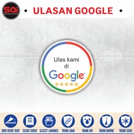 Waterproof vinyl sticker REVIEW - ULASAN GOOGLE glossy lamination