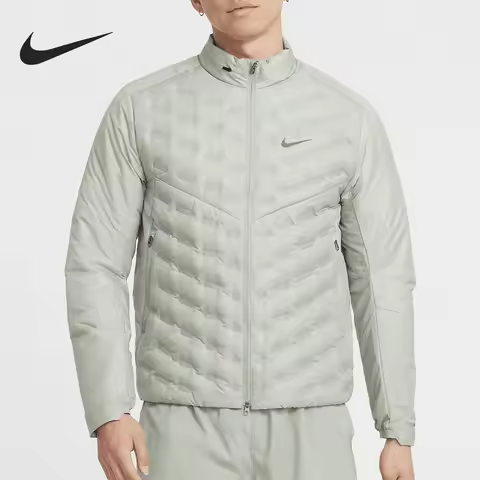 Nike/Nike Genuine Autumn and Winter New Men's Spliced Warm Running Sports down Jacket Fb7557-370