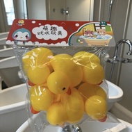 Bathing Squeeze Squeaky Water Toy Little Duck Soft Rubber Children's Water Toy Vinyl Duck Bathroom T