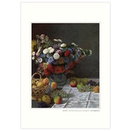 【藝術畫卡】莫內 鮮花與水果 | 世界名畫 | Deco Poster