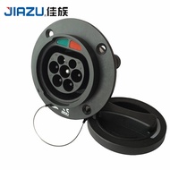 New Energy Electric Vehicle European Standard type2Car Charging Socket7Socket Connector32A Single-ph