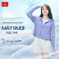 CARDINA 1-layer Suntop sun protection shirt made of ice text cold fiber material with SPF50+ index t