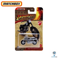Matchbox Indiana Jones Themed Ducati Scrambler Motorbike Motor Mattel Collector Kids Toys Transporta