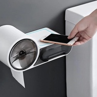 Portable Toilet Roll Paper Holder Stand Home Storage Rack Hygienic Paper Dispenser Bathroom Wall-mou