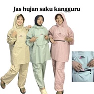 Essential Kangaroo hoodie Raincoat for Men Quality PVCWanita