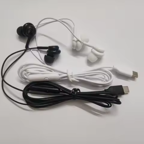 c10 Type-C In Ear Earphone With Micr HIFI Earbuds Sports Headsets For Samsung S24 FE S20 S21 S22 S23