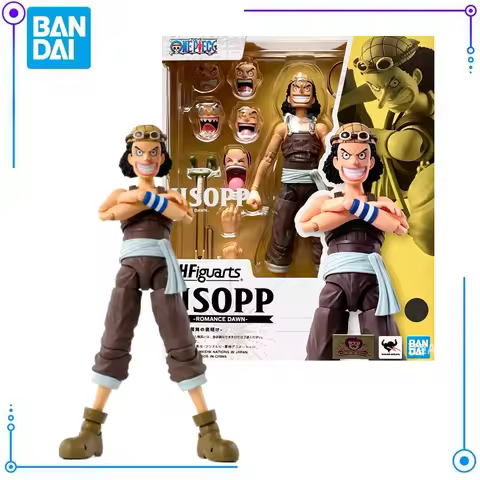 In Stock One Piece S.H.Figuarts Shf Usopp LUFFY Romance Dawn Action Figures Model Toys Anime Charact