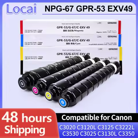 NPG-67 GPR-53 V49 G67 Toner Cartridge For Canon C3530i C3720 C3025i iR ADVANCE C3320 C3320L C3320i C