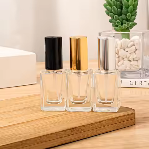 10/30/50pcs 10ml Glass Portable Refillable Perfume Bottle Cosmetic Container Empty Spray Atomizer Tr