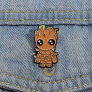 Movie Guardians of The Galaxy Groot Cartoon Brooch European and American Film and Television Periphe