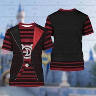 3D T-Shirt Zombies 4 Movie Costume Men's Women's Boy's Girl's T-Shirt Zombies Victor Cosplay Costume