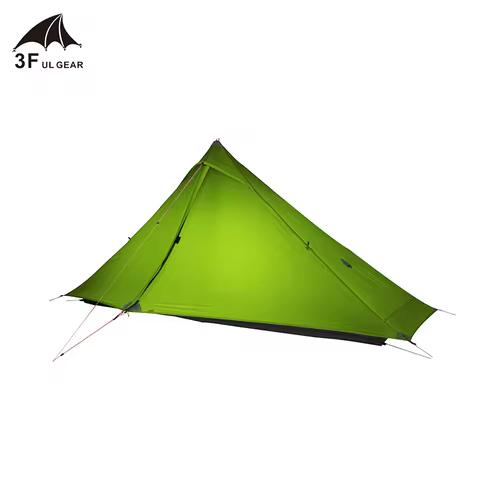 3F UL GEAR LanShan 1 pro 1 Person Outdoor Ultralight Camping Tent 3/4 Season 230*80*125CM Two Side 2