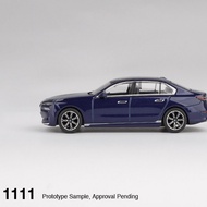 MINI GT 1:64 # 1111 BMW i7 Blue Alloy Car Model