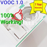 (20W) VOOC 5V/4A Flash Charger Mini AK779 Micro USB Cable Set Oppo F9 A3s Find 7 7A Mirror 3 N3 R5s 