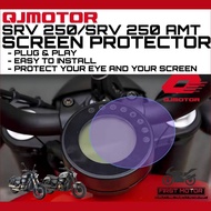 SCREEN PROTECTOR QJMOTOR SRV250 SRV 250/SRV250 AMT SRV 250 AMT PROTECTOR METER DASH BOARD TINTED ACC
