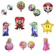 Mary series aluminum film balloon game cartoon balloon Mario birthday party celebration decoration balloon