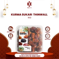 Kurma Sukari Kemasan Thinwall 1 kg- Premium Dates