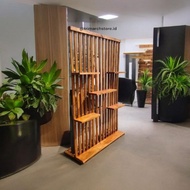 Room Divider Shelf Partition, Realpick Work Room Divider