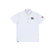 FILA GOLF 男點點短袖POLO衫-白色 1POY-2800-WT