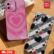 Casing Love For Iphone 7 PLUS XR 11 PRO 13 12 PRO MAX 14 PRO 15 PRO - MISKONI - YG187