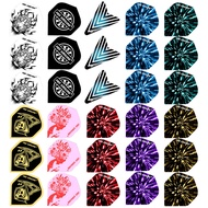 60PCS Dart Flights Multiple Dart Feather Leaves Wings Tail Dart Accessories