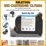 Handheld Online Inkjet Printer Cartridge Black B Level 12.7mm Handheld Inkjet Printer Parts Handheld