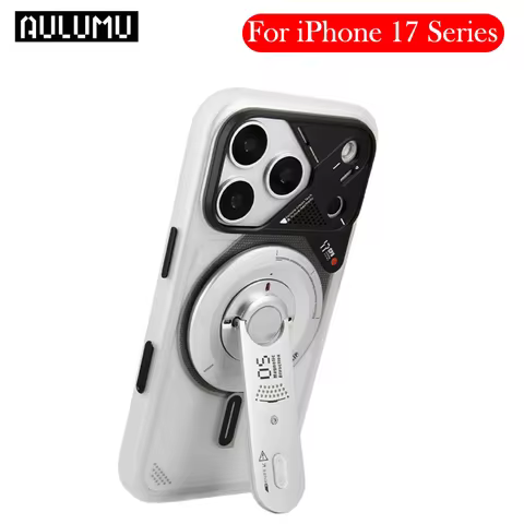 AULUMU Case For iPhone 17 Pro Max Bracket Airbag Back Cover Case for iPhone 17 Pro