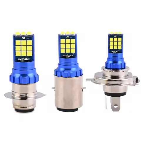 High Bright Motorcycle LED Headlight H4 H6 BA20D P15D Hi/Low Headlight Bulb Motor Driving Lights DRL