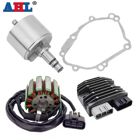 AHL Stator Coil Flywheel Rotor Voltage Rectifier Gasket For YAMAHA YZFR1 YZF R1 2004-2008 FZ1 2006-2