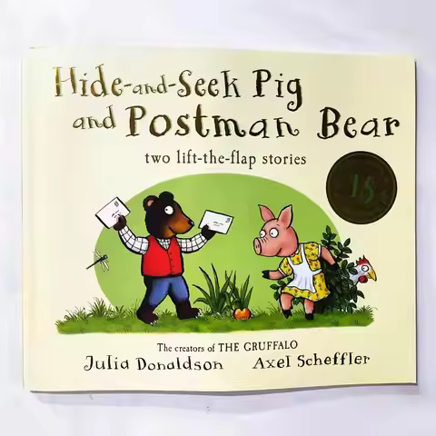 Children's Enlightenment Picture Book Tales from Acorn Wood Hide and Seek Game Pig and Postman Bear 