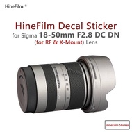Hinefilm Skin for Sigma 18-50 F2.8 X Mount Lens Decal Skin for Sigma 18-50mm F2.8 DC DN for Canon Mo
