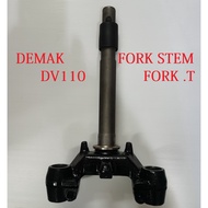 DEMAK DV110 MV110 Steering Handle Stem / Fork T / Fork Stem / Steering stan