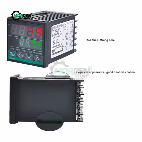 Dual Output SSR and Relay CH102 CH402 CH702 CH902 Two Relay Output LCD Digital PID Intelligent Tempe