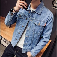 【Featured Spot】 ❤ jaket jeans ❤ 2019 lelaki baru jaket denim longgar gaun trend musim semi jaket kemeja lelaki jaket kac