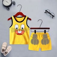 Bunny Children's SINGLET Suits For Ages 2-10 Years Old Children's Clothing Children's Suits