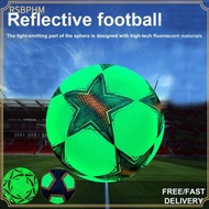 RSBPHM Activity Gift Training Reflective Soccer Ball Luminous Night Glow Footballs Cool Glow Football For Student Adult